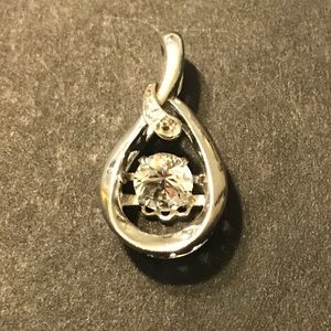 Rhythm in Motion CZ Pendant in Sterling